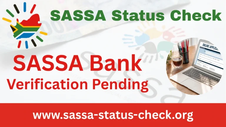 SASSA Bank Verification Pending