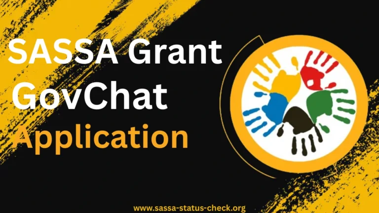 GovChat SASSA Application