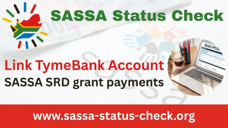 srd.sassa.gov.za Banking Details to Link TymeBank