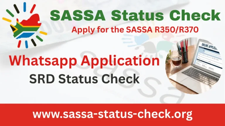Apply for the SASSA R350 (R370) Grant on WhatsApp